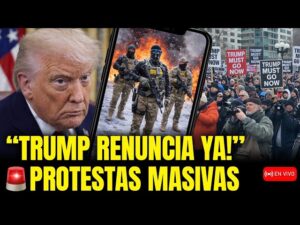 TRUMP ACORRALADO millones exigen su RENUNCIA YA en EE UU…