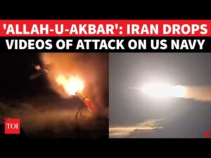 Iran Releases Videos Of Missile Hellfire Targeting U.S. Navy Destroyers In Hormuz…