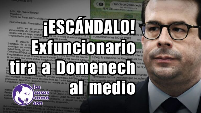 ¡ESCÁNDALO! Exfuncionario tira a Domenech al medio…