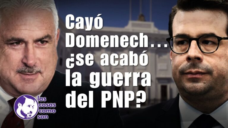Cayó Domenech… ¿se acabó la guerra del PNP?..
