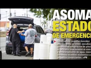 Gobernadora lleva a Puerto Rico a un Estado de emergencia sin agua, luz, ni economía!..