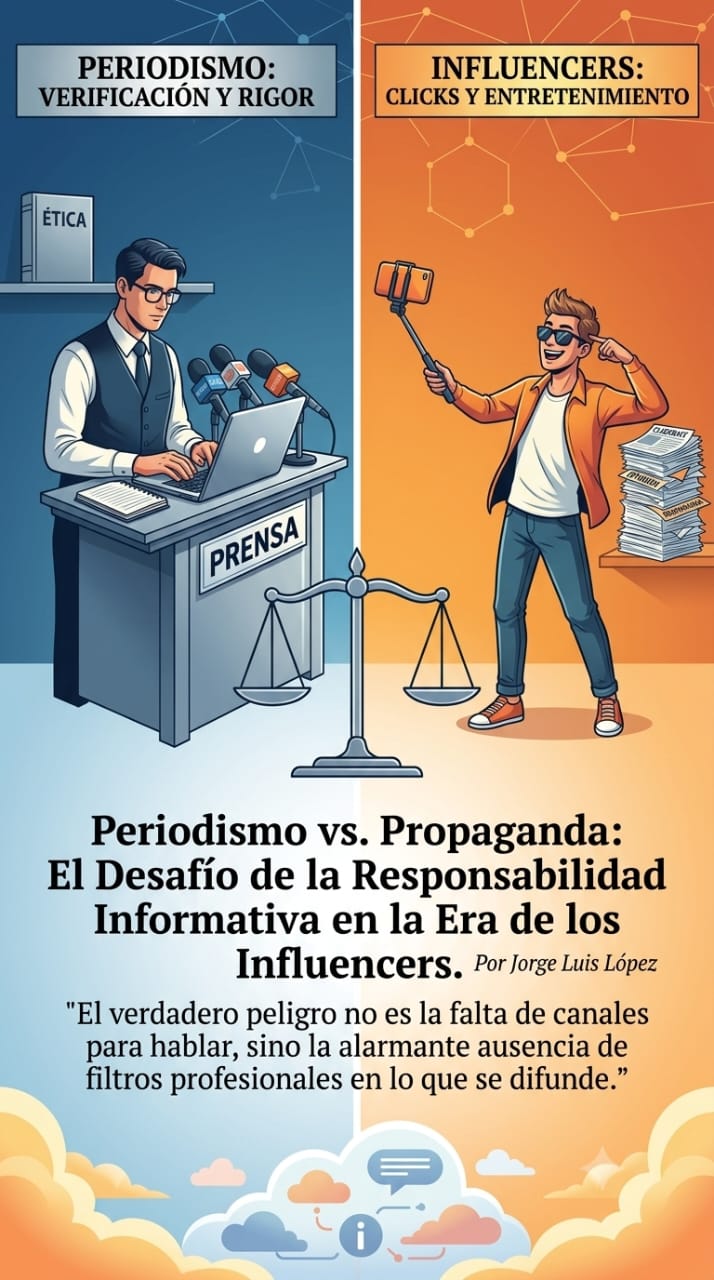 Periodismo vs. propaganda: El desafío de la responsabilidad Informativa en la era de los Influencers