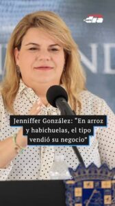 Jenniffer González defiende a Domenech flow Roselló…
