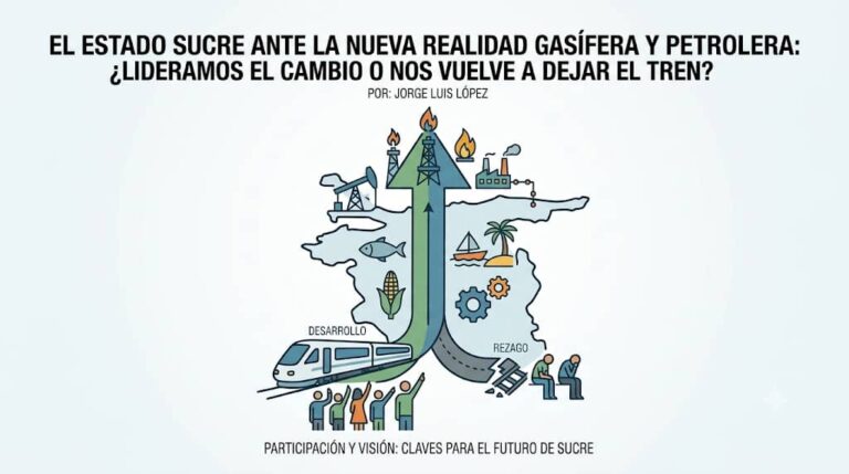 El Estado Sucre, Venezuela  ante la nueva realidad Gasífera y petrolera: ¿Lideramos el cambio o nos vuelve a dejar el tren?