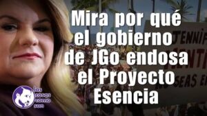 Mira por qué el gobierno de Jenniffer González endosa el Proyecto Esencia…