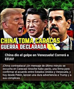 China dio el golpe en Venezuela! Correrá a EEUU!..