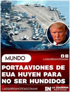 ¡DESASTRE PARA TRUMP! CAE SU MEJOR PORTAAVIONES EN MEDIO ORIENTE…